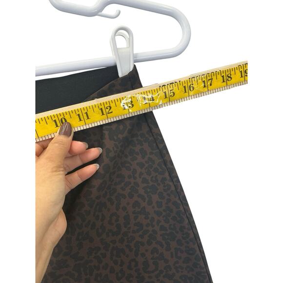 Boston Proper Brown Animal Print Pull On Legging Pants Womens Stretch Size S - Picture 7 of 9